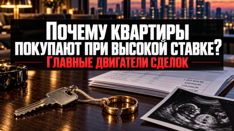 Не ипотека, а разводы. Почему квартиры покупают даже при ставках 20%+